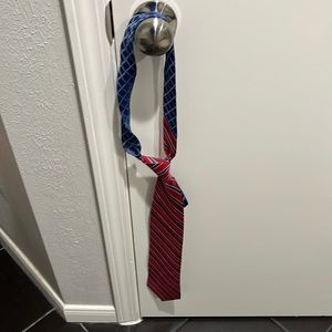 Tommy Hilfiger red and blue tie